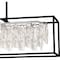 Quoizel Brillance Linear Chandelier Led Light Matte Black PCBNC635MBK - alternate 2
